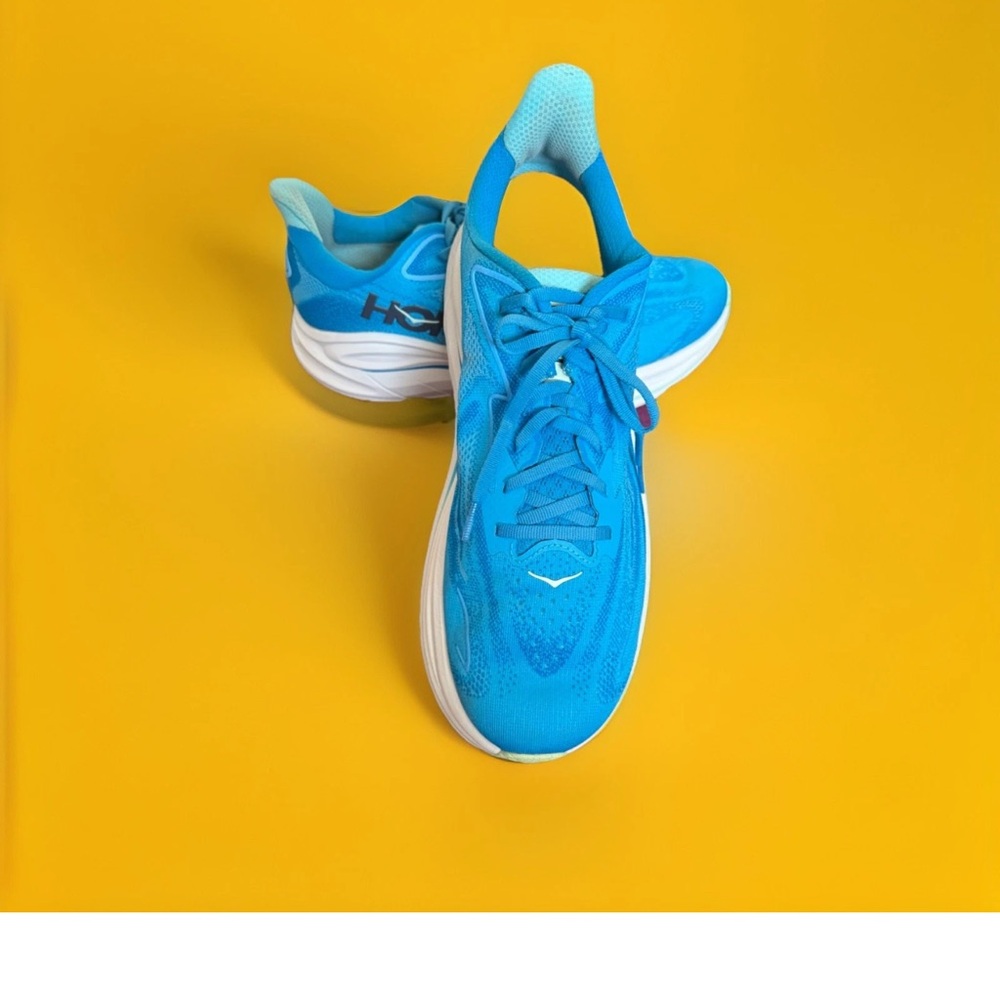 Size 12 - Hoka One One HOKA Clifton 10 Skyward Blue Running Shoes - Picture 3 of 10